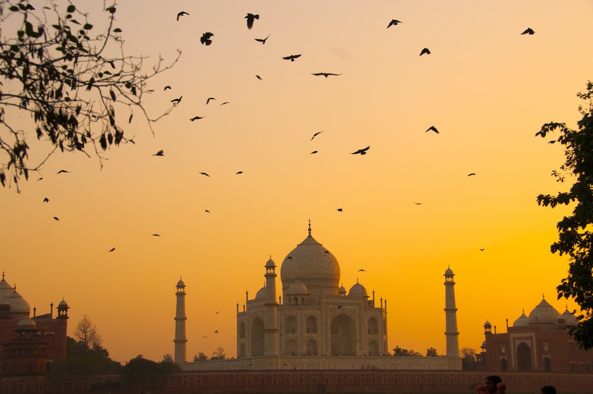 Taj Mahal at sunset — plan your India trip